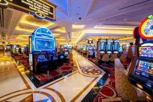 Không gian đánh bạc tại The Rich Resort & Casino